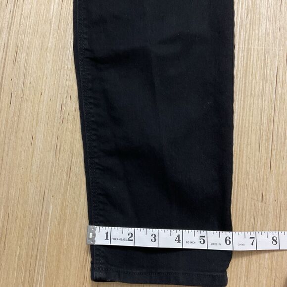 Old Navy Size 16 Mid Rise Super Skinny Black Stretch Denim Jeans - Picture 6 of 6